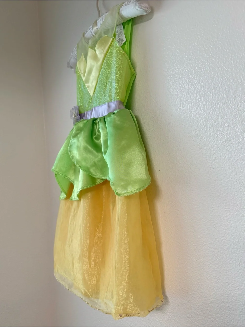 Disney Princess Tiana Costume Dress Girls Size 4-6X Princess and The Frog
